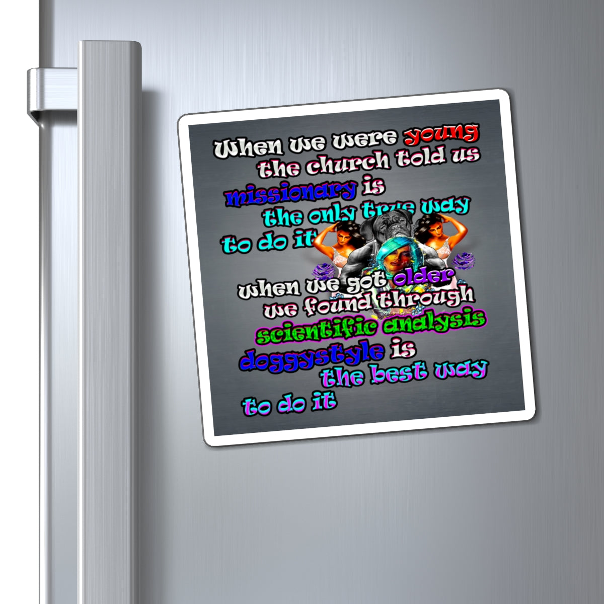 doggystyle - Magnets - (grey-light grey)