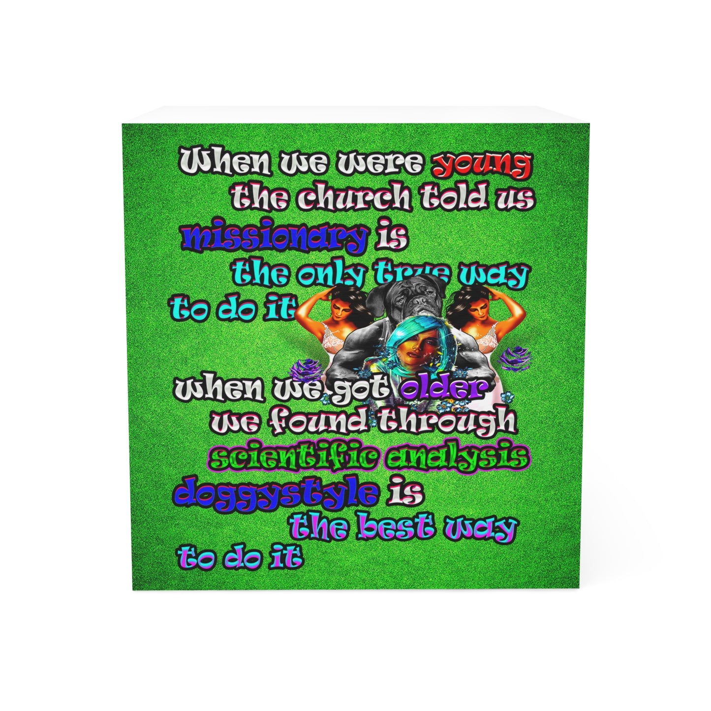 doggystyle - note cube (green turf)
