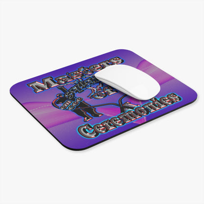 em cee squared - Mouse Pad (Rectangle) (purple-pink wave)