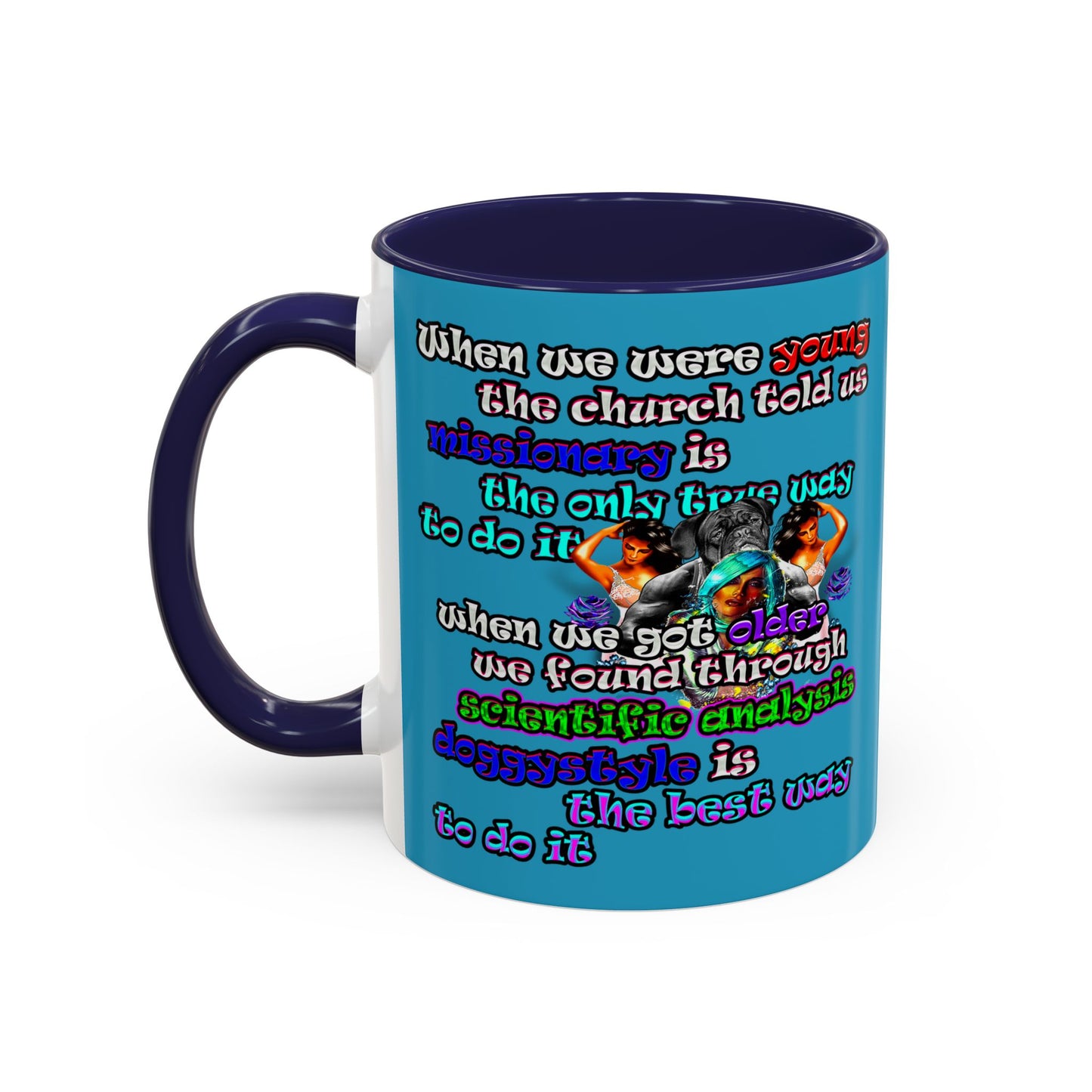 doggystyle - Accent Mug (turquoise)