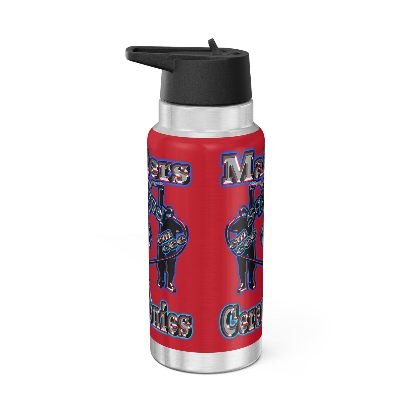 em cee squared - Gator Tumbler, 32oz (dark red)
