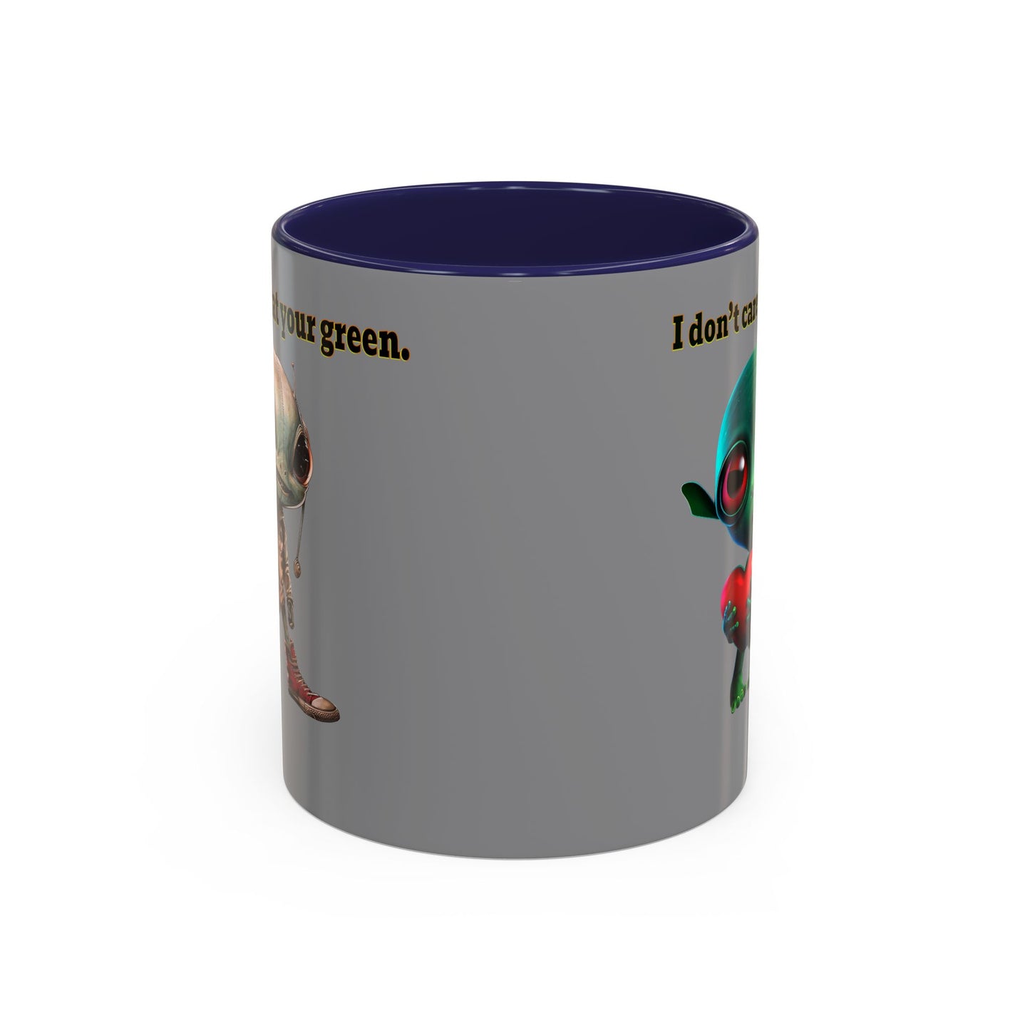 I don't care that your grey - Accent Mug (grey)