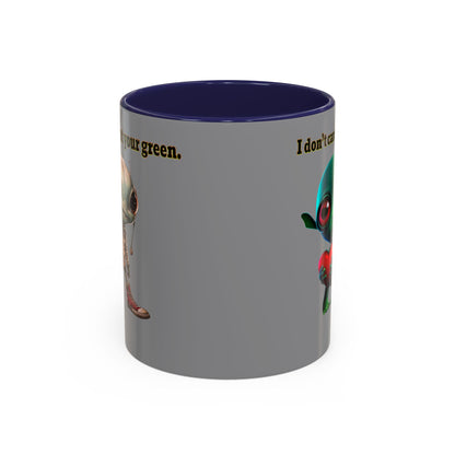 I don't care that your grey - Accent Mug (grey)