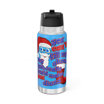 santa's shoes - Gator Tumbler, 32oz  (light blue-purple wave)