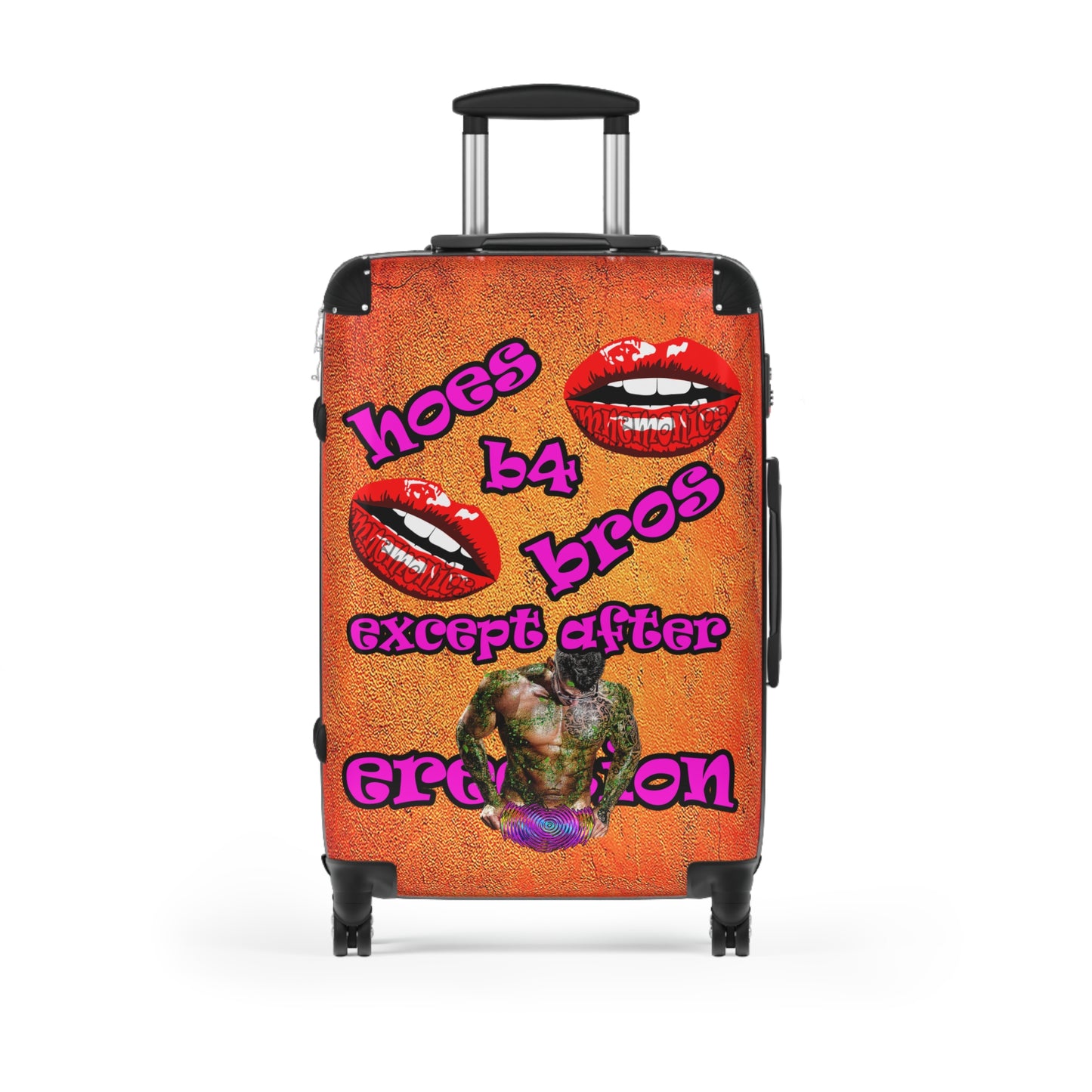 hoes b4 bros - Suitcase (burnt orange)