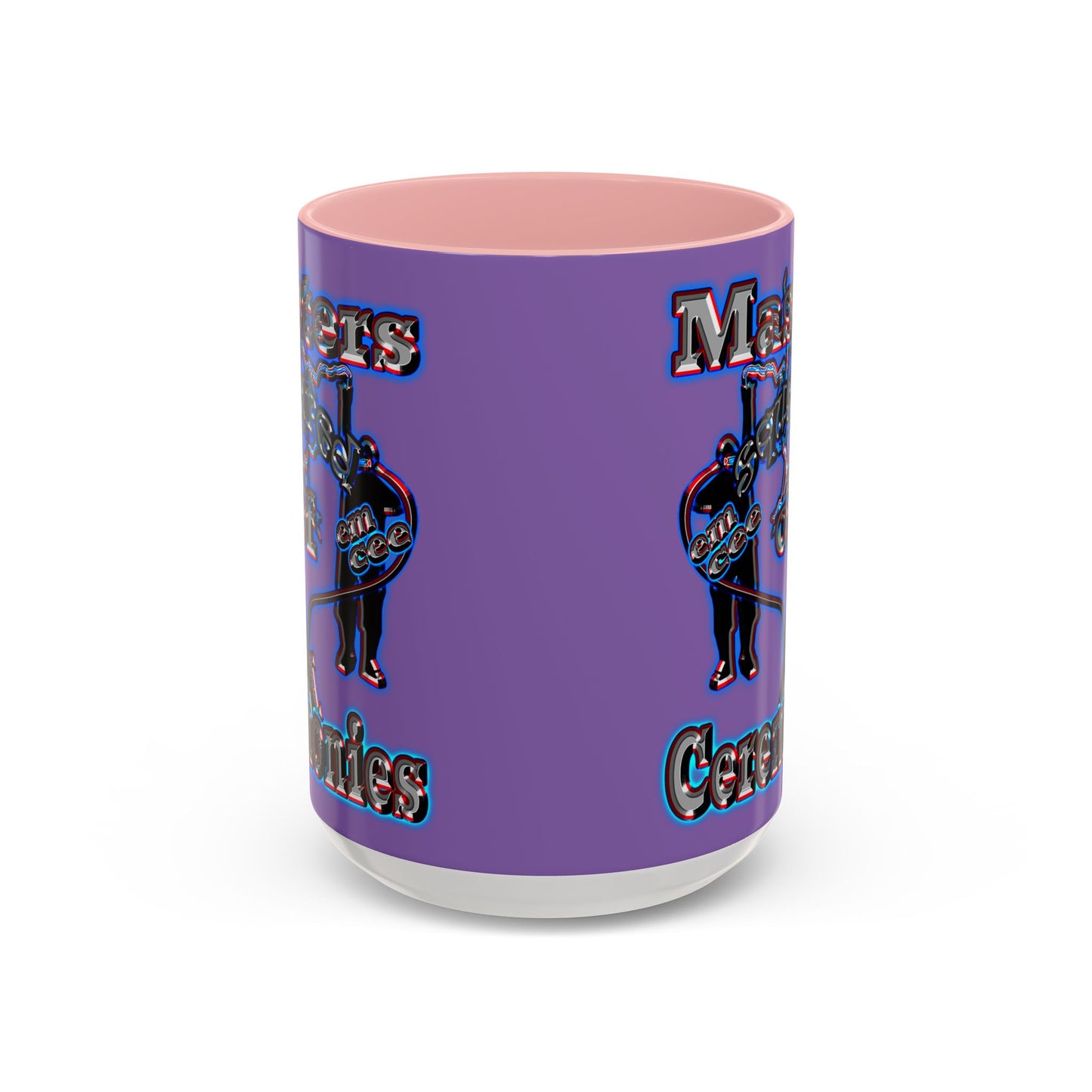 em cee squared - Accent Mug (light purple)