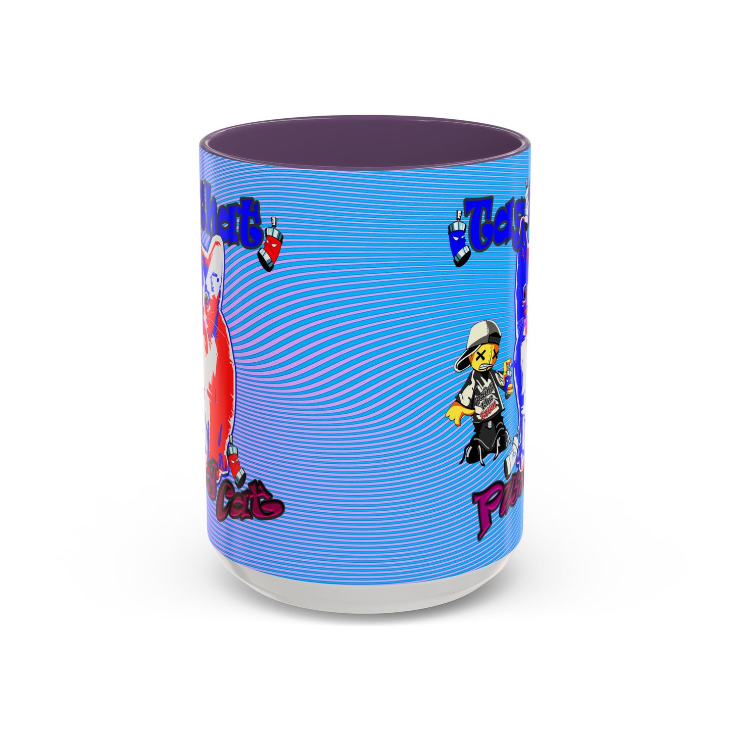 tag that - Accent Mug (light blue-purple wave)