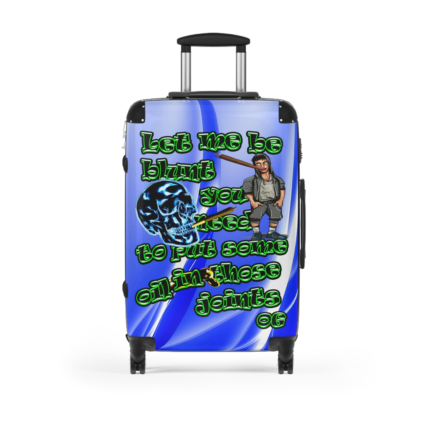 og - Suitcase (blue-white wave)