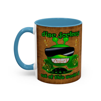 disc jockey - Accent Mug (brown papyrus)