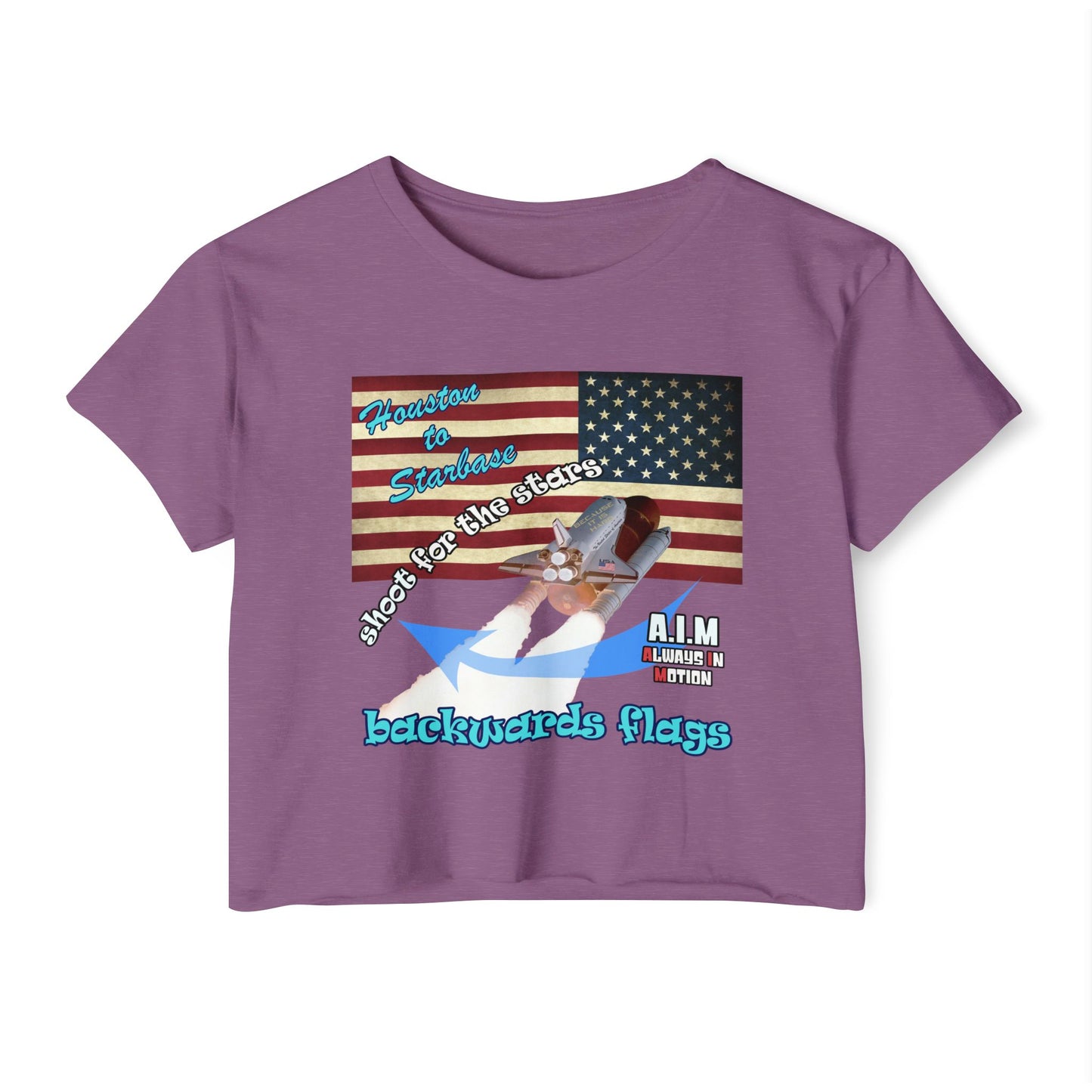shoot for the stars - Women's Festival Crop Top