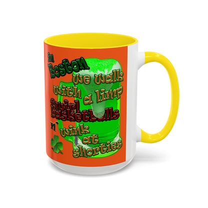 celtics logo - Accent Mug (orange)