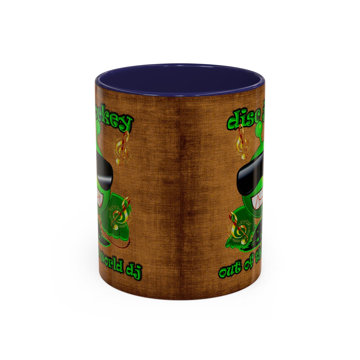 disc jockey - Accent Mug (brown papyrus)