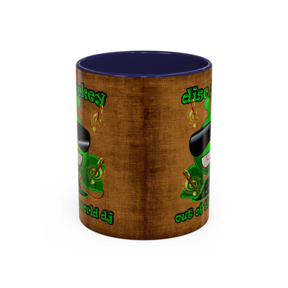 disc jockey - Accent Mug (brown papyrus)