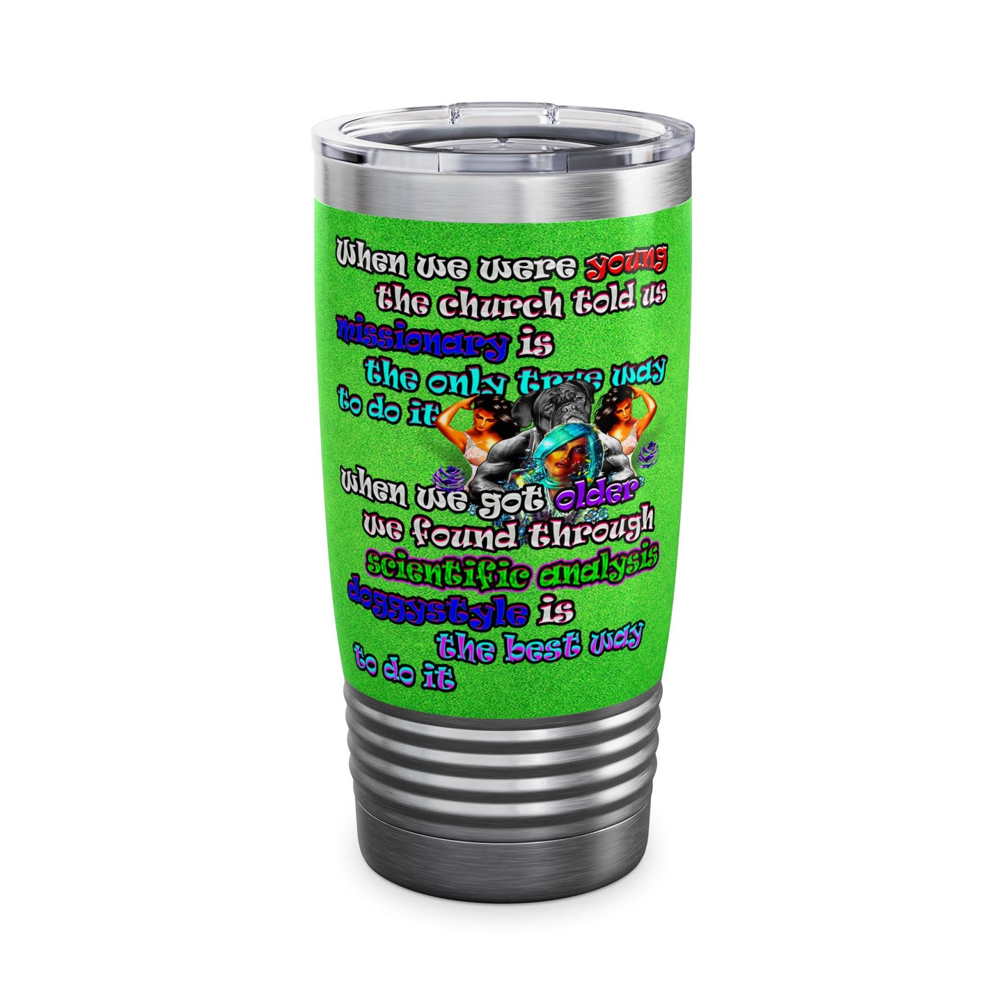 doggystyle - Ringneck Tumbler, 20oz (green turf)