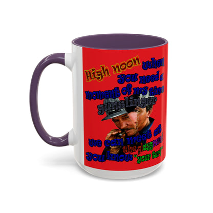 high noon - Accent Mug (red)