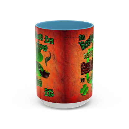 celtics logo - Accent Mug (burnt orange)