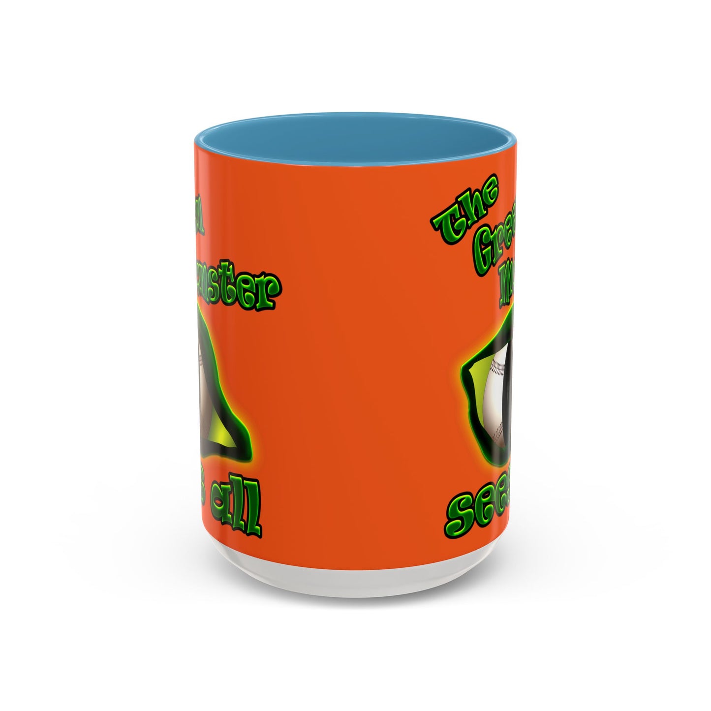 green monster - Accent Mug (orange)