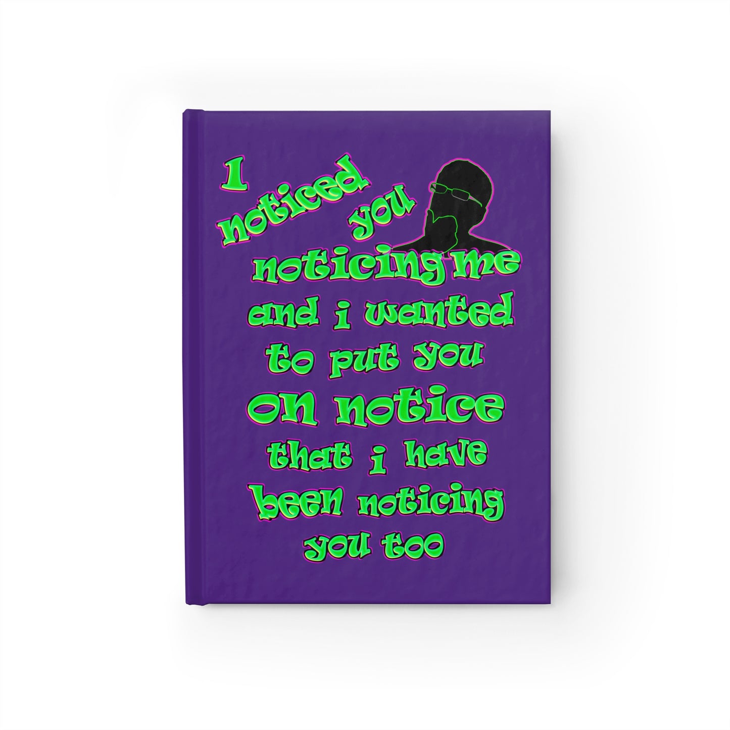 noticed you noticing - journal-lined (purple)