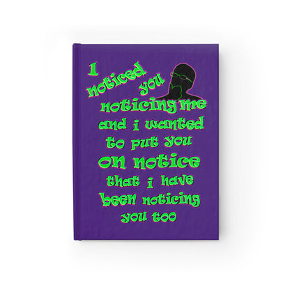 noticed you noticing - journal-lined (purple)