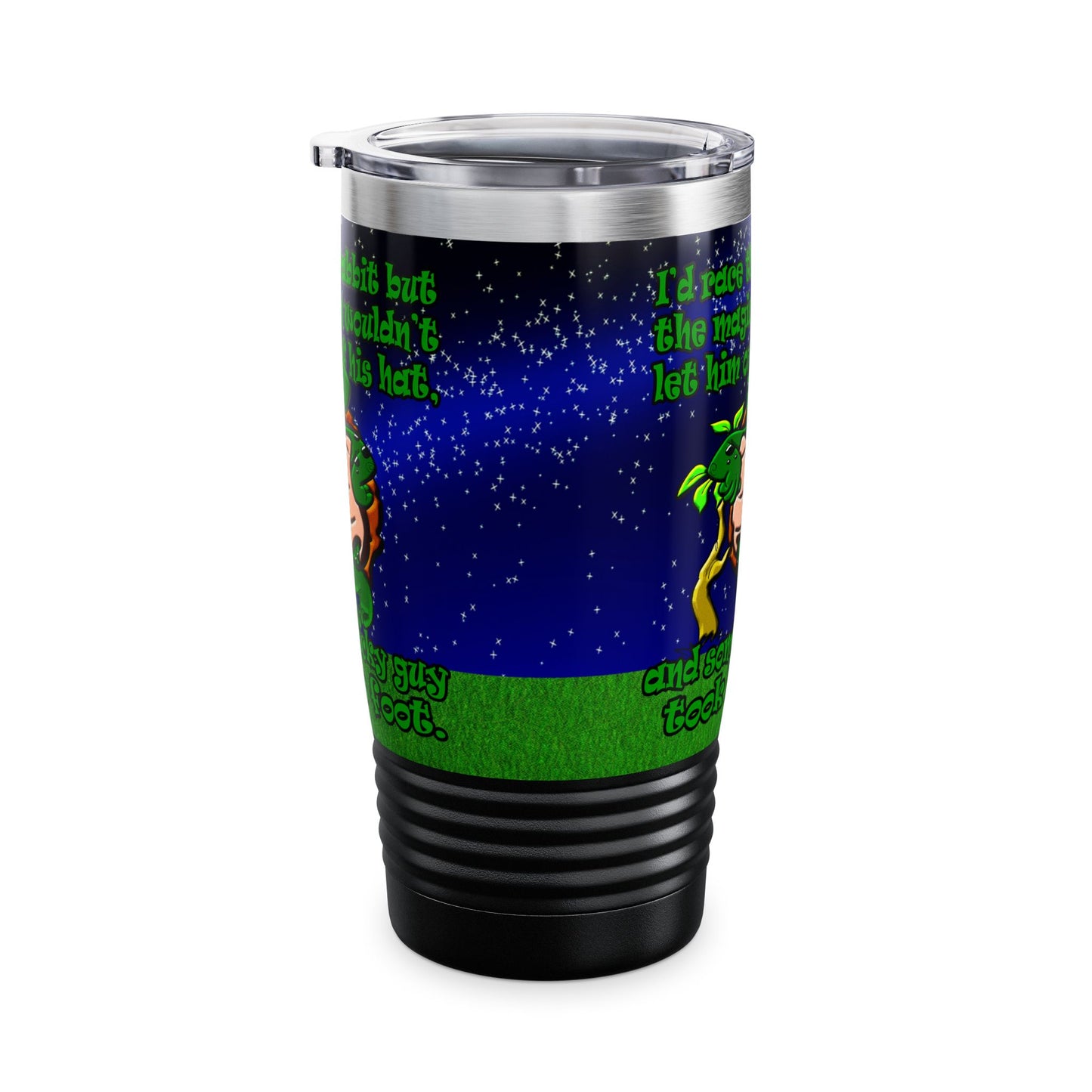 turtle race - Ringneck Tumbler, 20oz ('snoops' background)