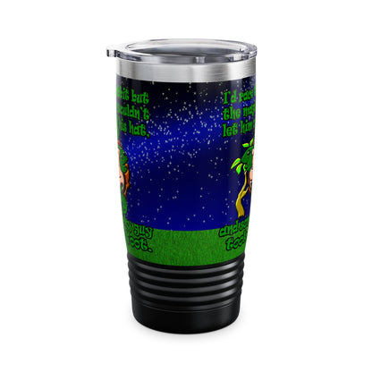 turtle race - Ringneck Tumbler, 20oz ('snoops' background)