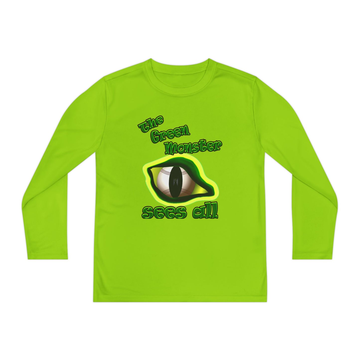 green monster - Youth Long Sleeve Competitor Tee