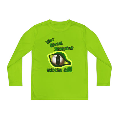 green monster - Youth Long Sleeve Competitor Tee