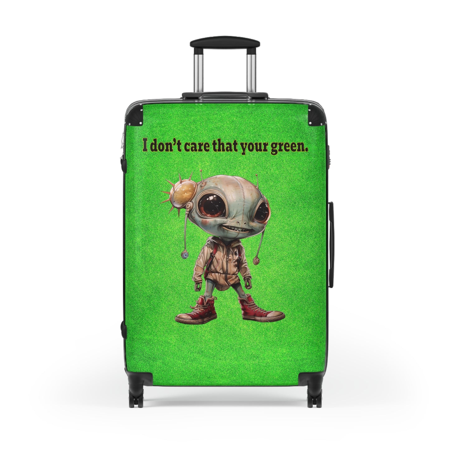 I don't care that your green - Suitcase (green turf)