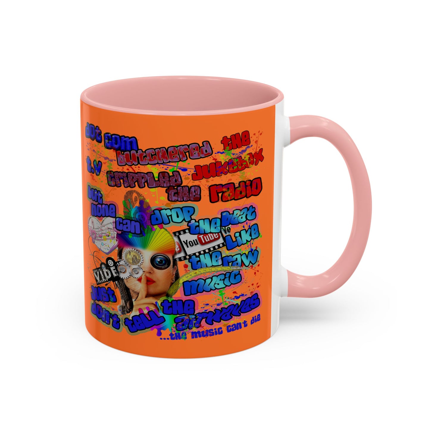 drop the beat - Accent Mug (crusta)