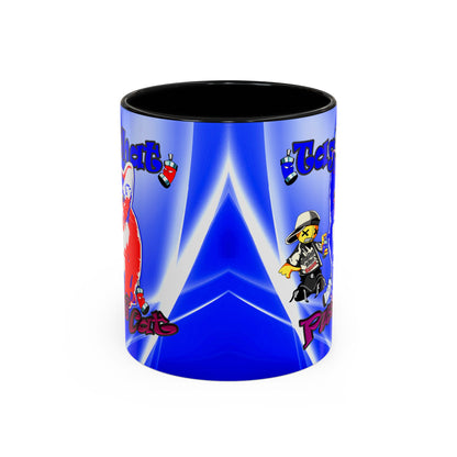 tag that - Accent Mug (blue-white wave)