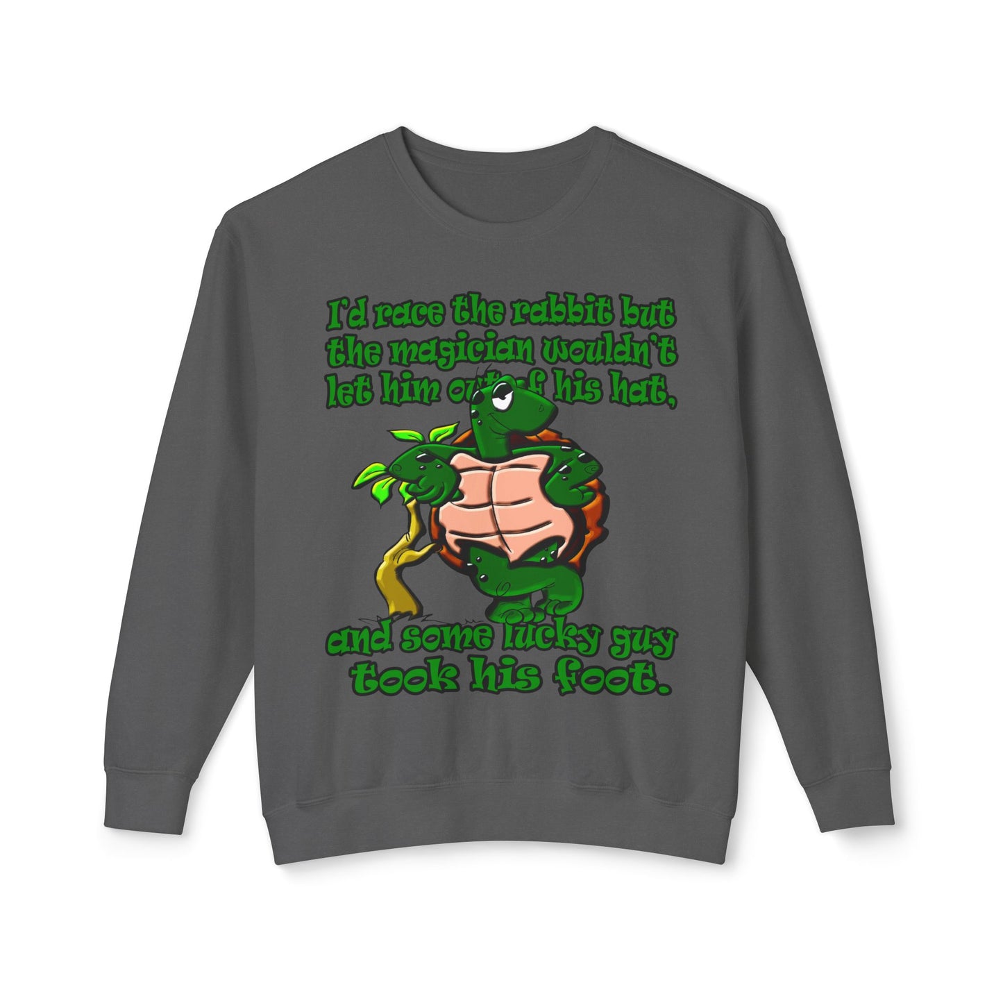 turtle race - Unisex Lightweight Crewneck Sweatshirt