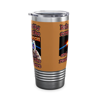 defy conquer reach - Ringneck Tumbler, 20oz (light brown)