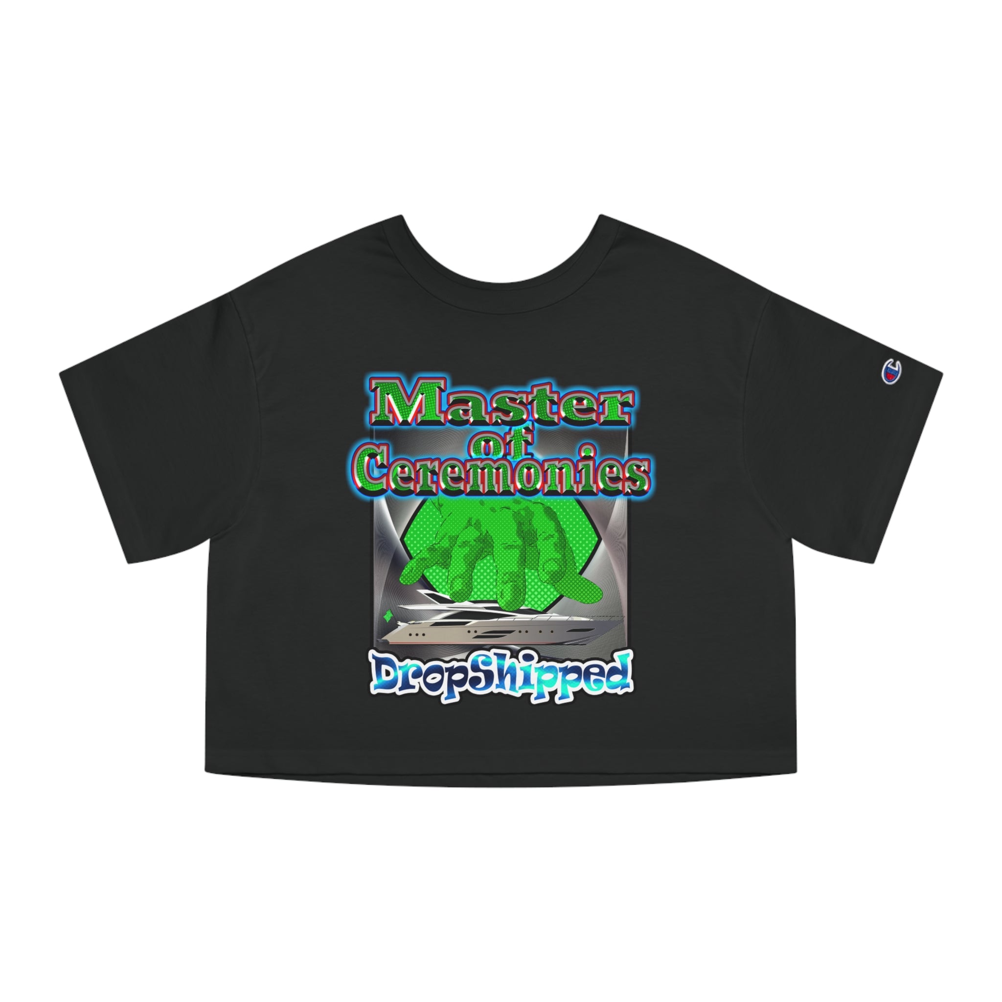logo - Champion Women's Heritage Cropped T-Shirt