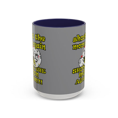 shoot the moon again - Accent Mug (grey)