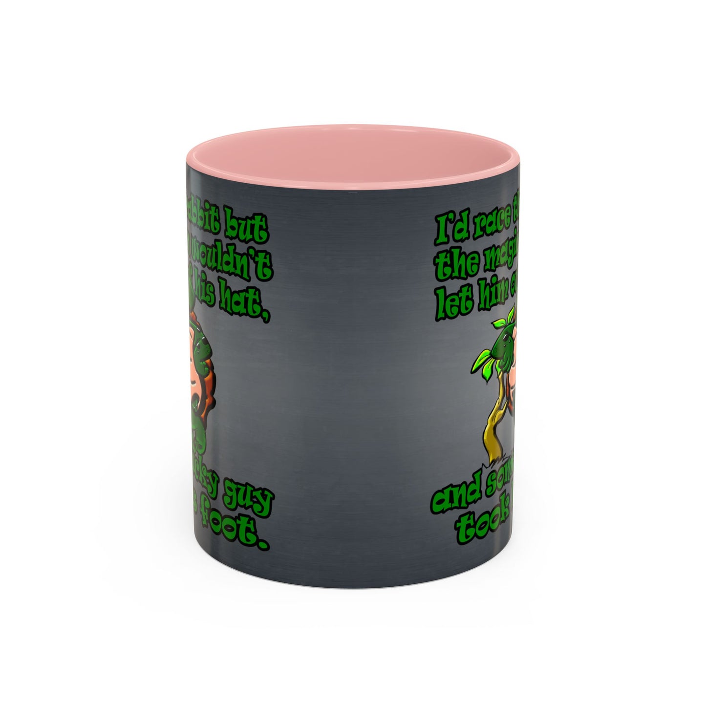 turtle race - Accent Mug (grey-light grey)