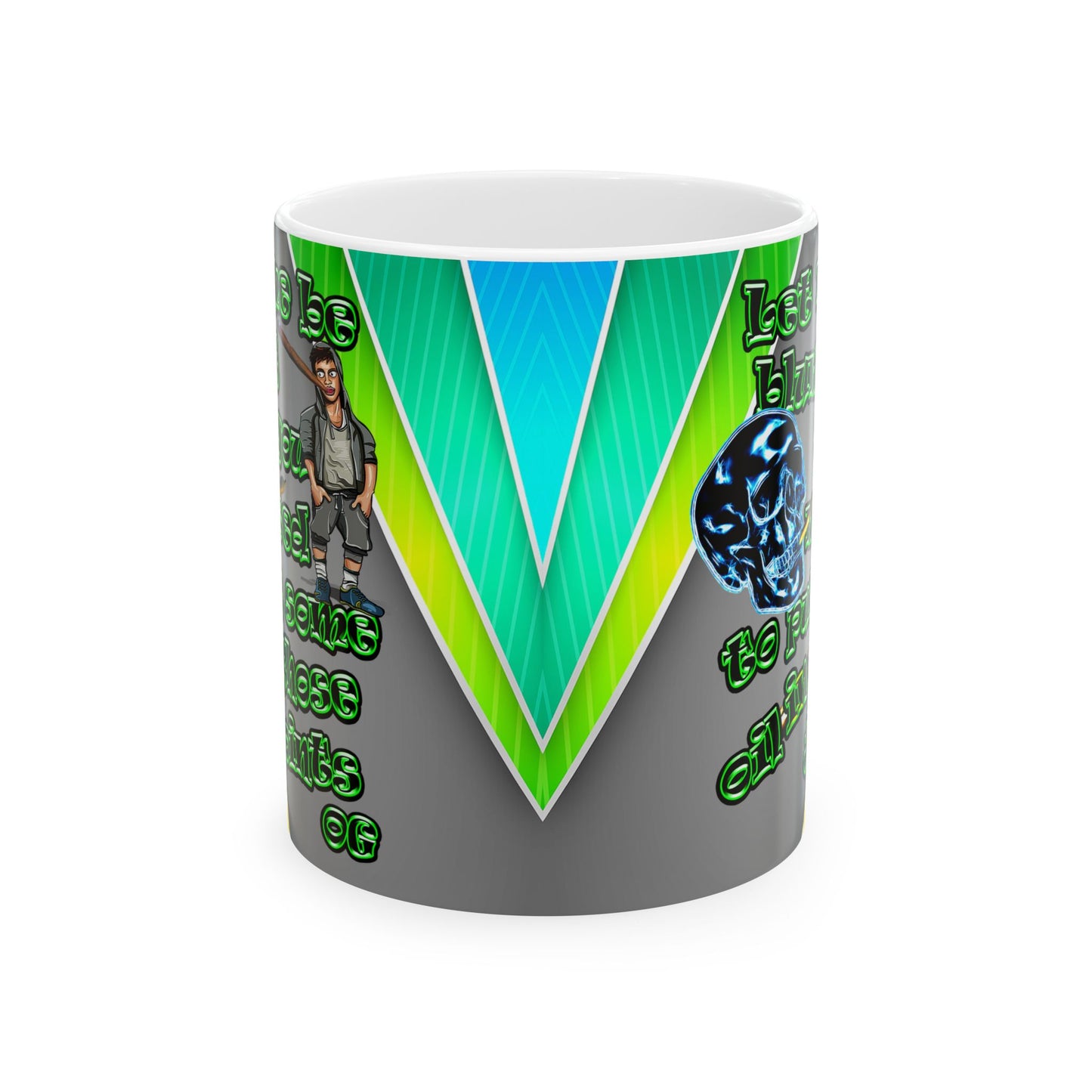 og - White Mug (rainbow split)