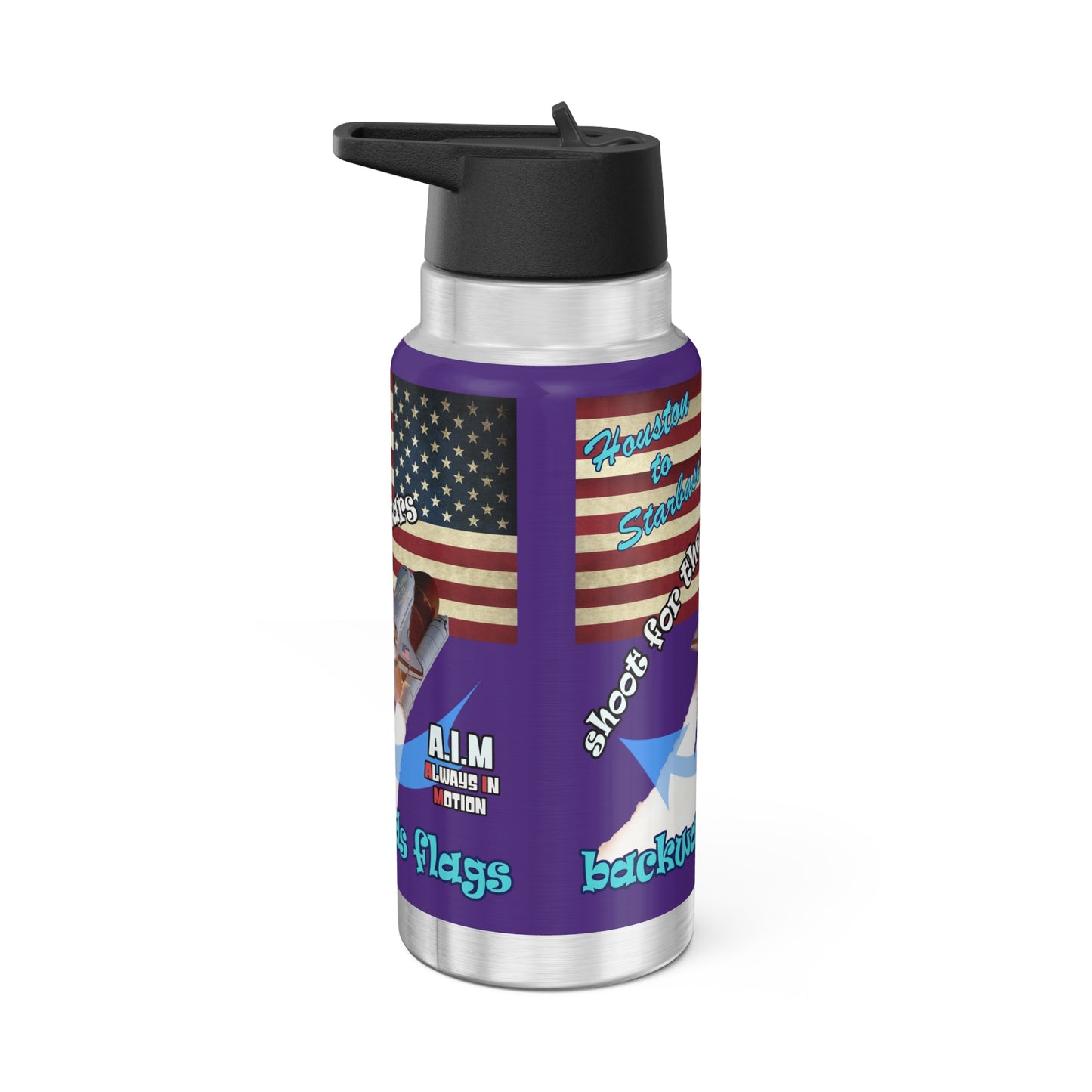 shoot for the stars - Gator Tumbler, 32oz (purple)