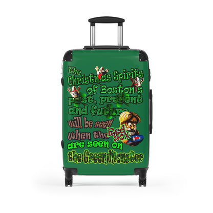 christmas spirits of boston - Suitcase (dark green)