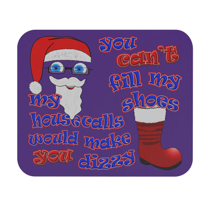 santa's shoes - Mouse Pad (Rectangle) (purple)