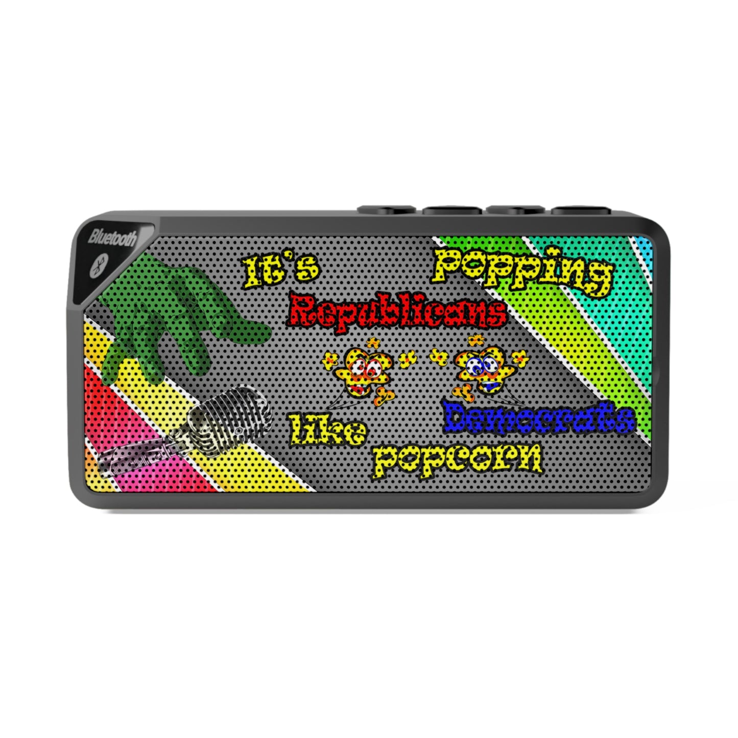 popping like popcorn - Jabba Bluetooth Speaker (rainbow split)