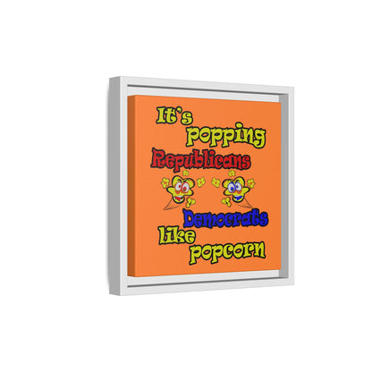 popping like popcorn - framed canvas art (crusta)