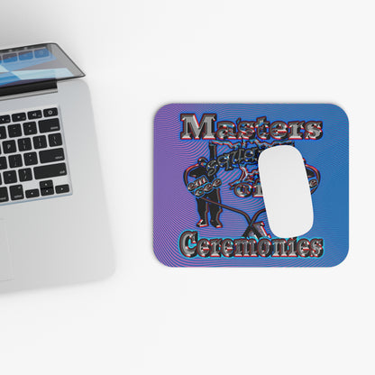 em cee squared - Mouse Pad (Rectangle) (light blue-purple wave)