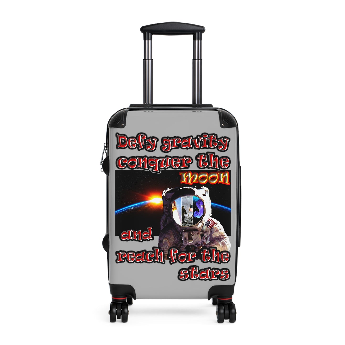 defy conquer reach - Suitcase (light grey)
