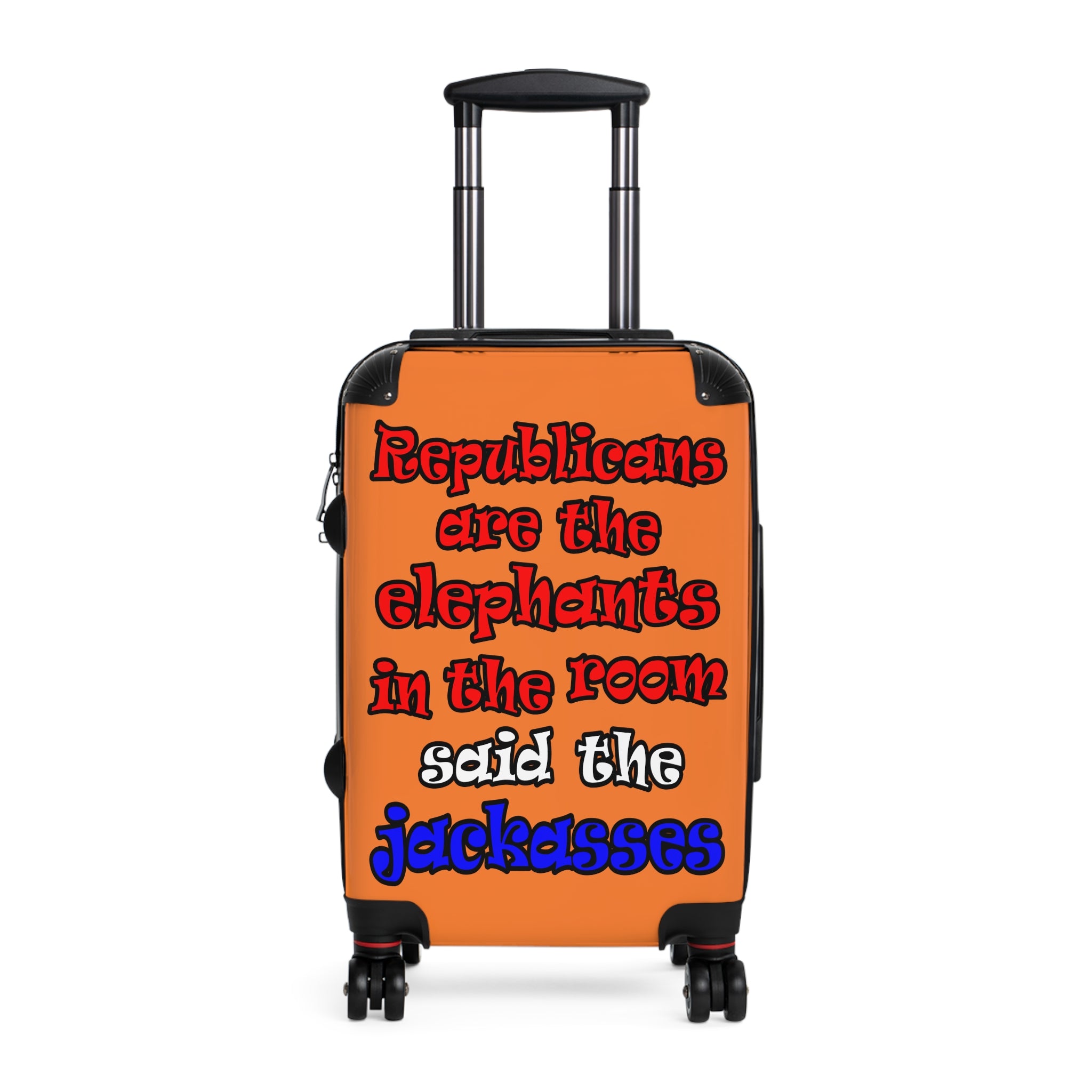 donkeys and elephants - Suitcase (crusta)