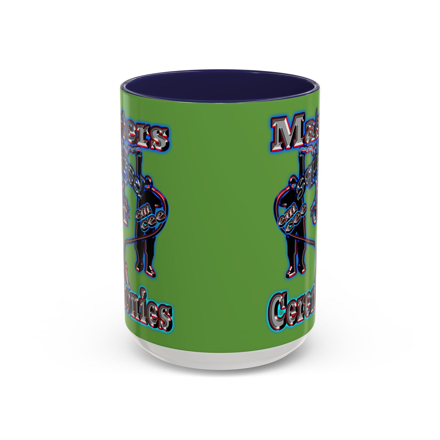 em cee squared - Accent Mug (green)