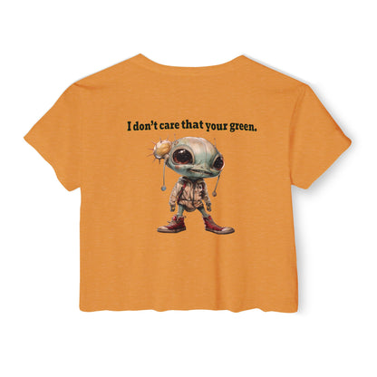 I don't care that your grey - Women's Festival Crop Top
