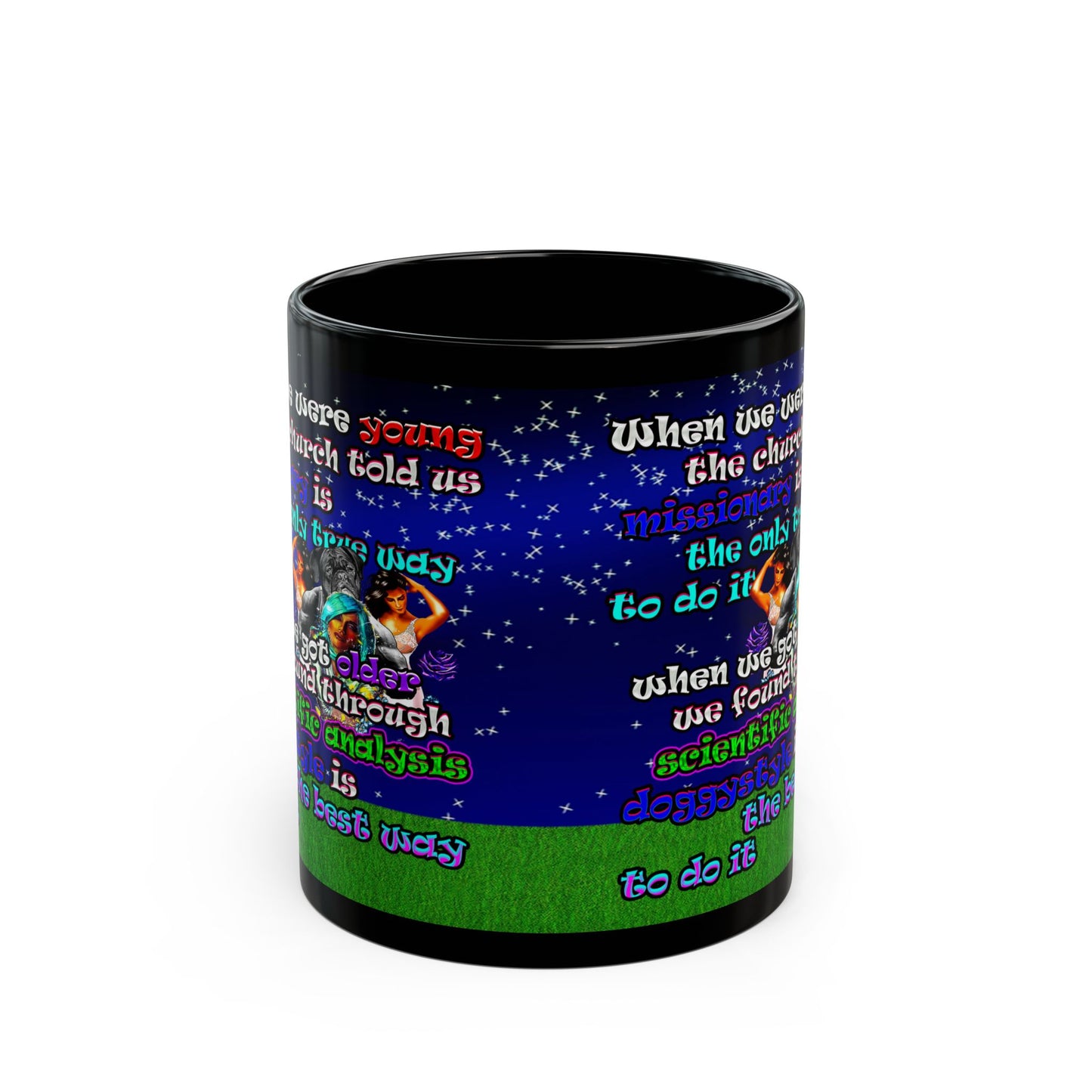 doggystyle - Black Mug ('snoops' background)