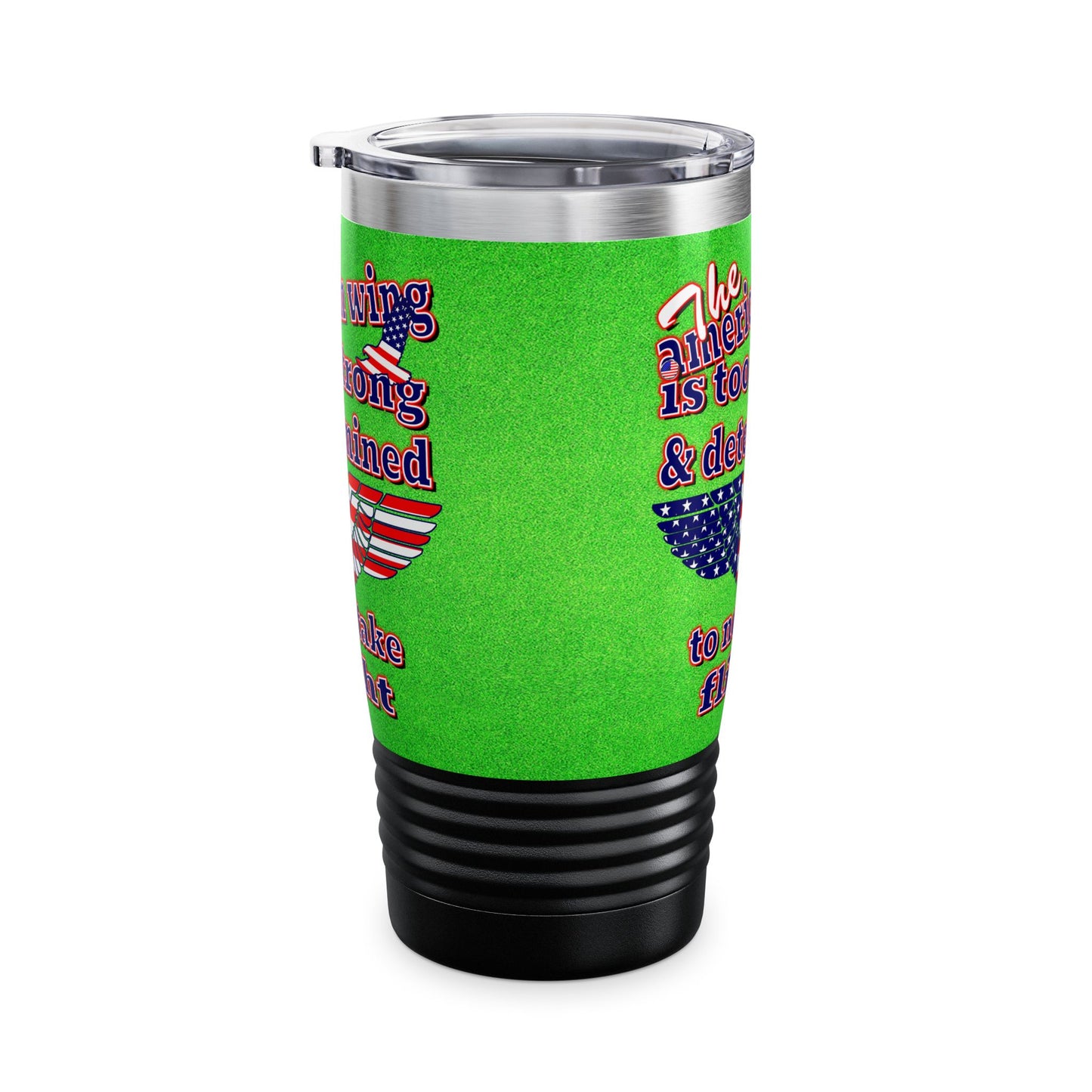 american wing - Ringneck Tumbler, 20oz (green turf)