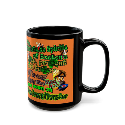 christmas spirits of boston - Black Mug (crusta)