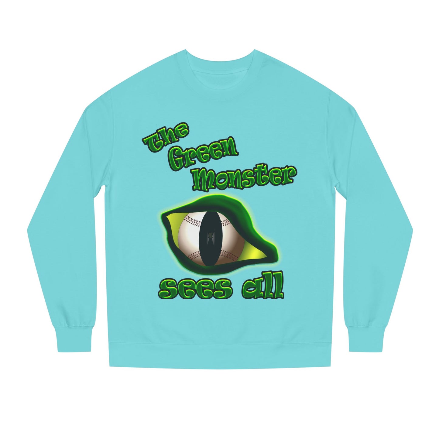 green monster - Unisex Crew Neck Sweatshirt